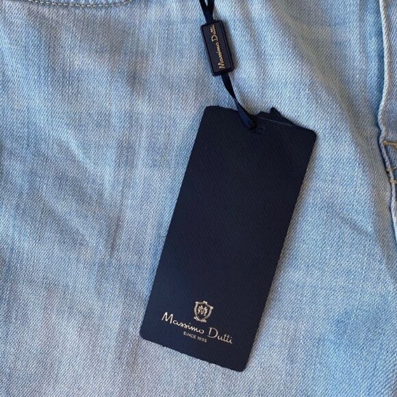 Massimo Dutti light washed wide leg jeans C25 - Picture 6 of 8